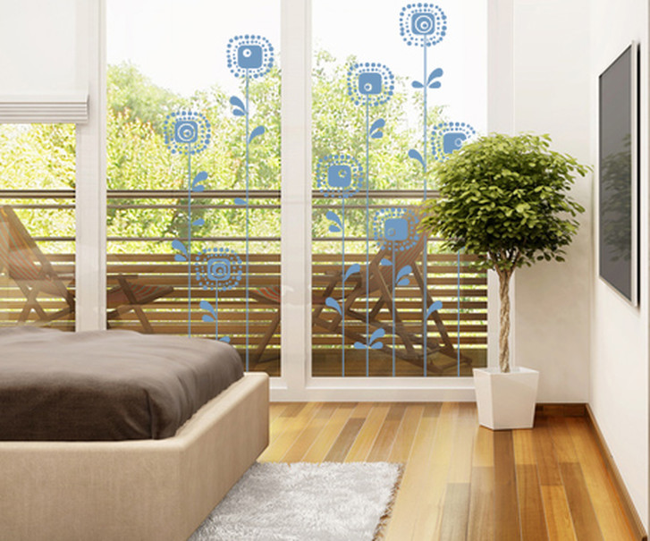 Glasdekor Sonnenblumen - CG10390