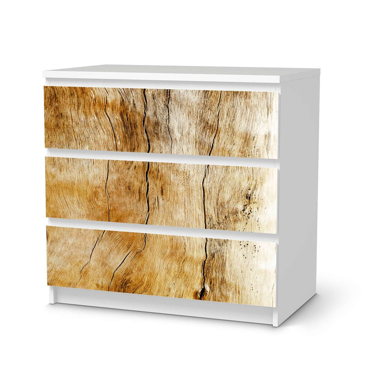 Klebefolie IKEA Malm Kommode 3 Schubladen - Unterholz - CR109899