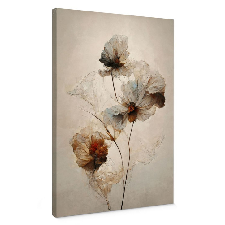 Leinwandbild Trockenblumen - Eleganz der Vergänglichkeit - Treechild - WA450094