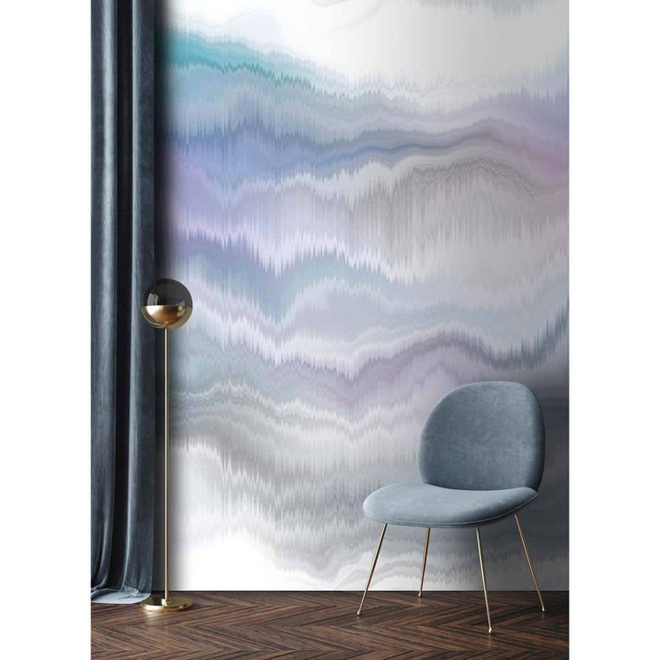 Livingwalls Fototapete Walls by Patel 3 Pastel Palace 1 blau, grau, lila, weiss - WA328024