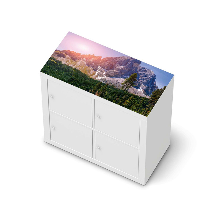 Möbelfolie IKEA Expedit Regal oben - Alpenblick - CR114609