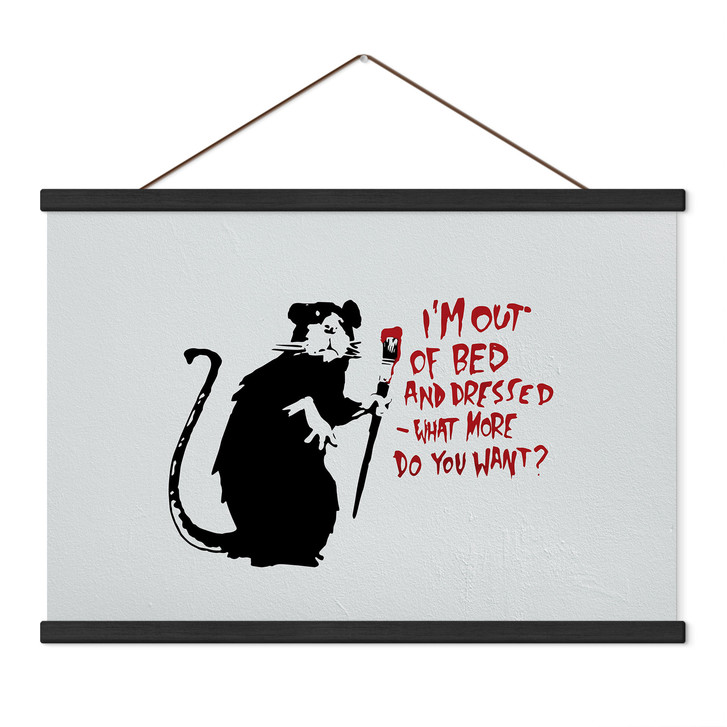 Stoffbild Out Of Bed - Banksy - WA518374