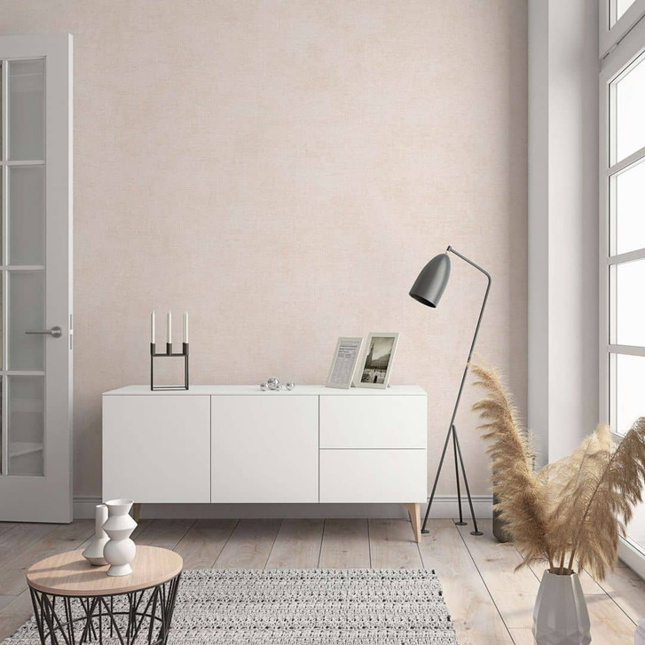 Vliestapete in moderner, feiner Struktur beige Uni - WA450176