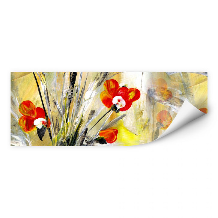 Wallprint Niksic - Kleiner Mohn - Panorama - WA187488