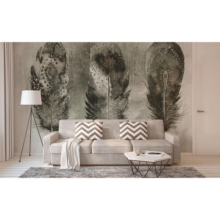 Fototapete Atelier 47 Motley Feather mit Federn - Architects Paper  - WA294838