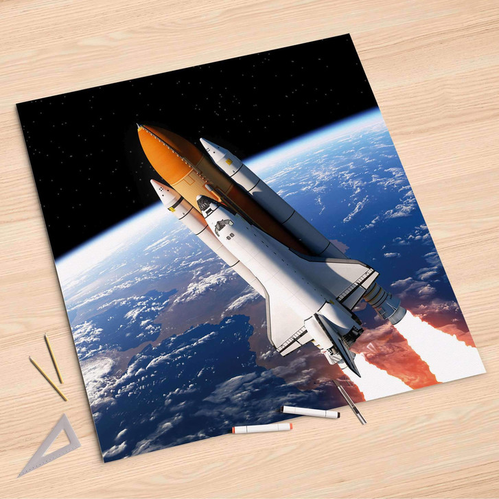 Folienbogen (90x90cm) - Space Traveller - CR107670