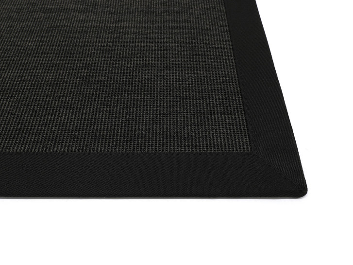 HEVO® Nele In-& Outdoorteppich Rechteck Wunschmass in Black - TS547082