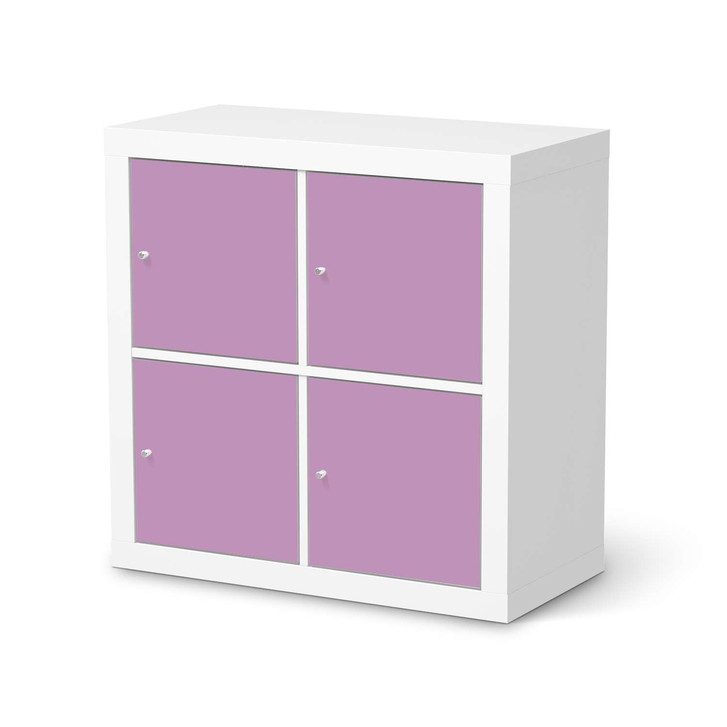 Klebefolie IKEA Kallax Regal 4 Türen - Flieder Light - CR109624