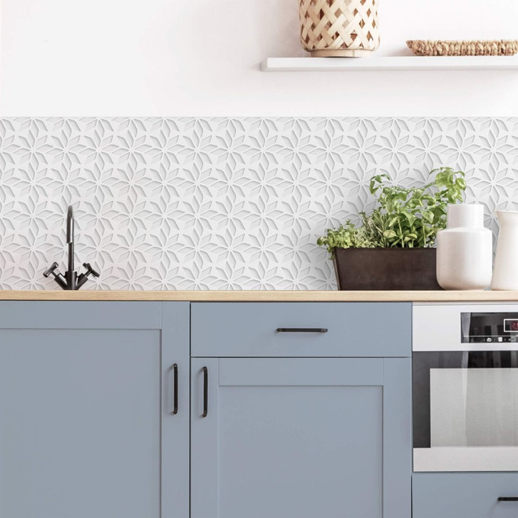 Küchenrückwand - Alu-Dibond - Frozen Flowers - WA134412