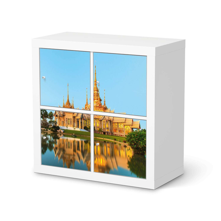 Möbelfolie IKEA Expedit Regal 4 Türen - Thailand Temple - CR114596