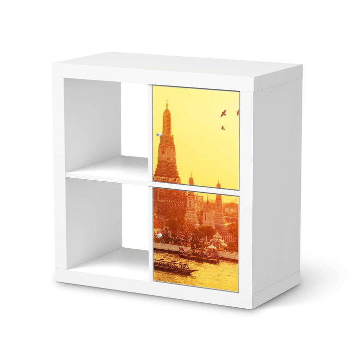 Möbelfolie IKEA Kallax Regal 2 Türen (hoch) - Bangkok Sunset - CR115305