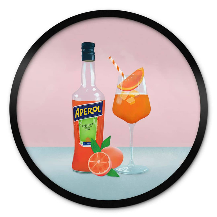 Poster Aperol Spritz - Lizde - Rund - WA406626