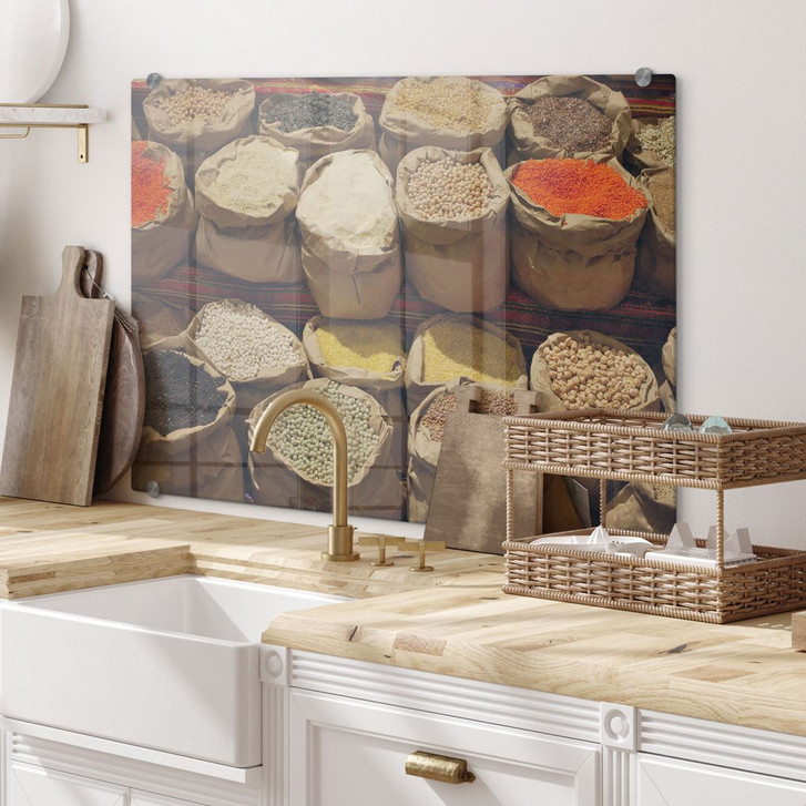 Spritzschutz Indischer Markt - WA178473