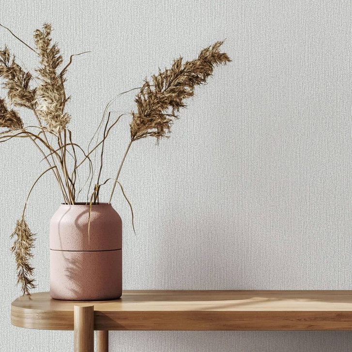 Vliestapete in grau, beige Struktur Uni Modern - WA446467