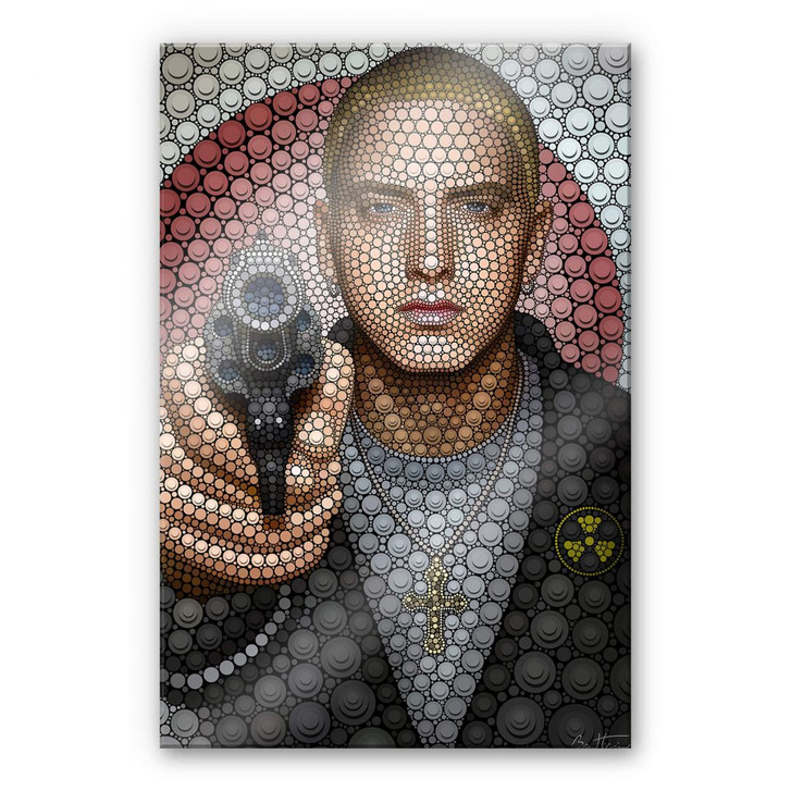 Acrylglasbild Ben Heine - Circlism: Eminem - WA230129