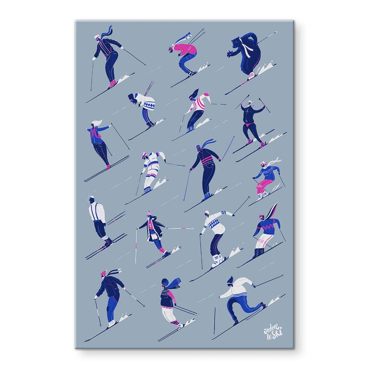 Acrylglasbild Skifahren im Winter - Harrison - WA431153