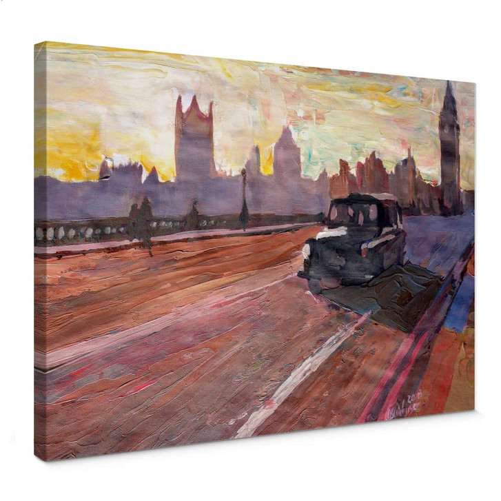 Leinwandbild Bleichner - London in der Abenddämmerung - WA358963