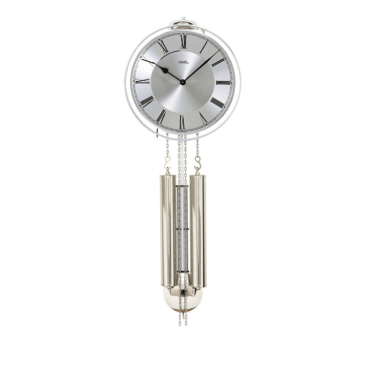 Mechanische Uhr mit Pendel Silbergarnitur - UG100301