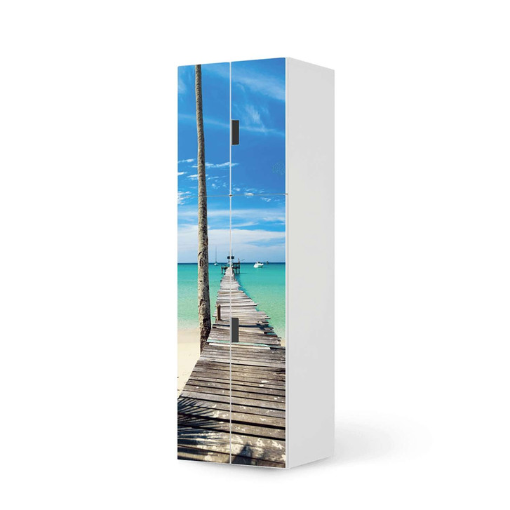 Möbelfolie IKEA Stuva / Malad - 2 grosse Türen und 2 kleine Türen - Blue Water - CR118654