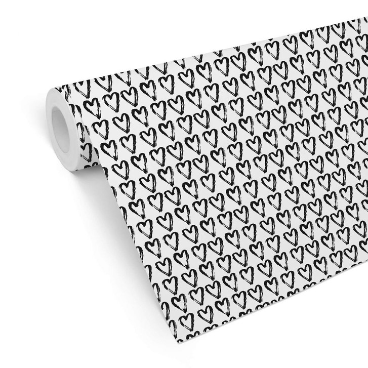 Mustertapete Handdrawn Hearts - WA246232