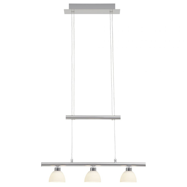 Pendelleuchte Richard, metallic, 90 x 58.4 cm, Glas Pendellampe, dimmbar - WA438920