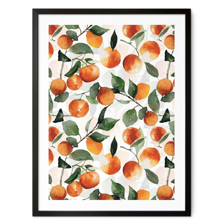 Poster Fruchtige Mandarinen - UN Designs - WA409117