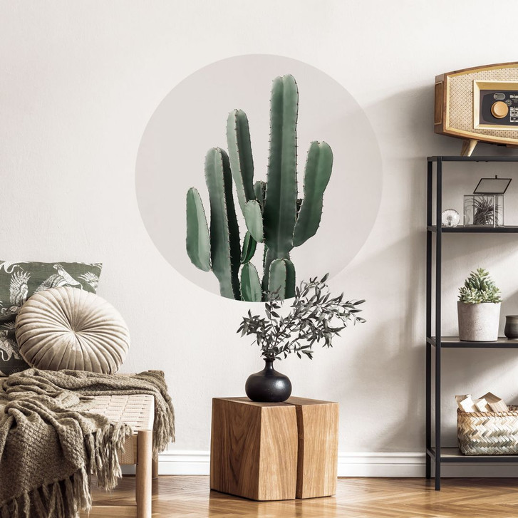 Wandtattoo Kaktus Pflanze - Sisi & Seb - Rund - WA430101