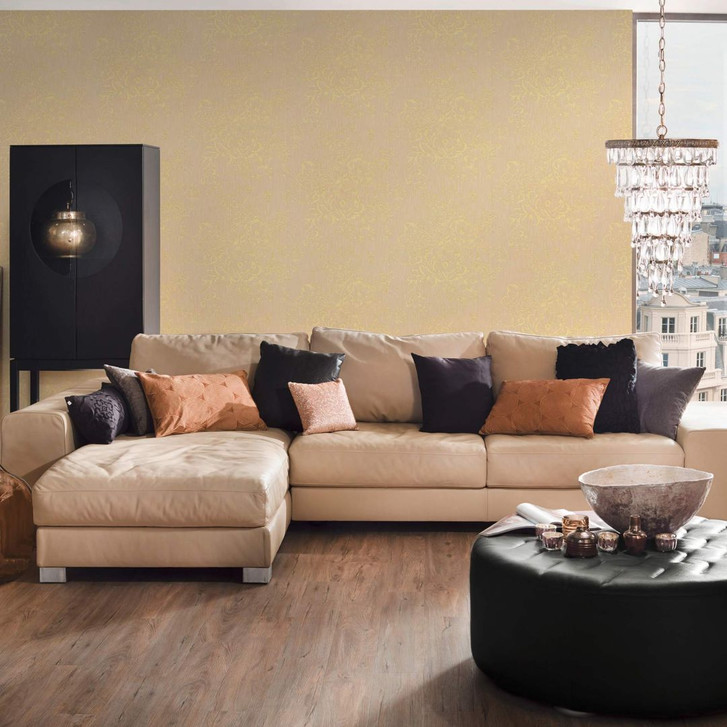 Architects Paper Textiltapete Metallic Silk Barocktapete floral creme, metallic - WA114330