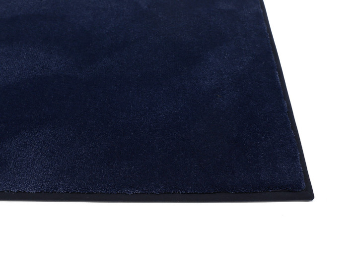 Cannes Paspelteppich Rechteck Wunschmass in Navy Blue - TS538349