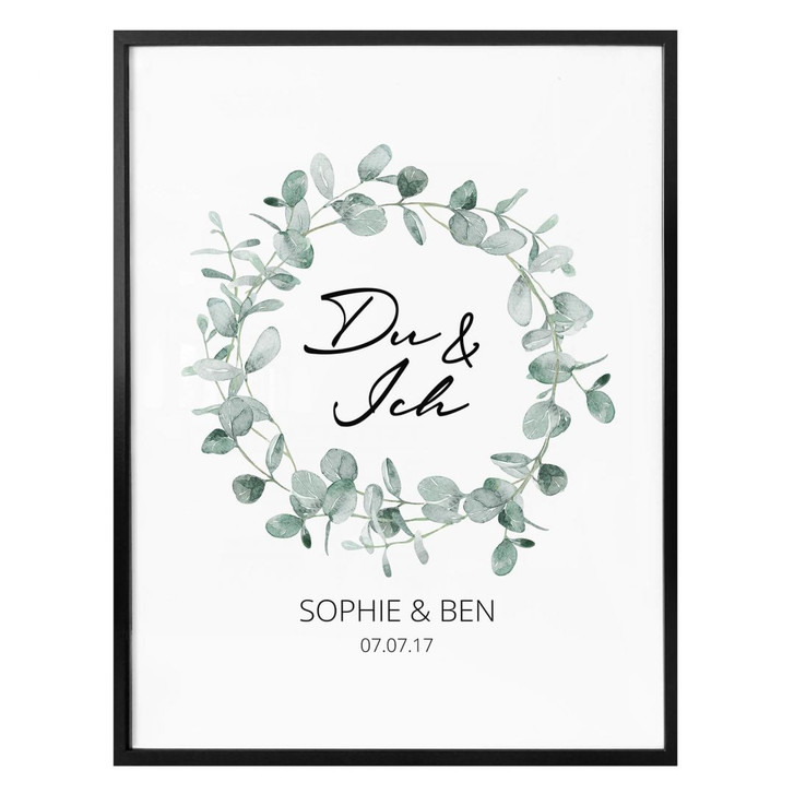 Personalisiertes Poster Du & Ich - WA336321