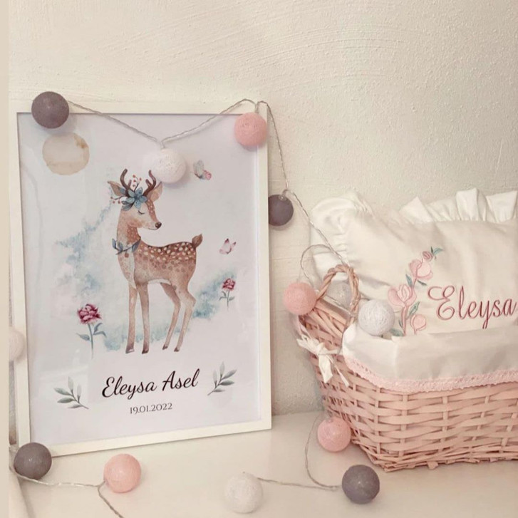 Personalisiertes Poster Kvilis - Rehkitz - WA336447