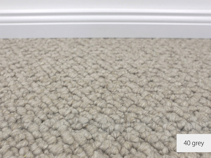 Titan Berber Teppichboden Meterware in Grey 40 - TS466465