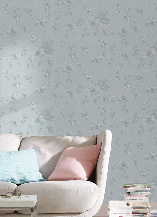 Vliestapete Blumen Floral Klassisch, Natur in Weiss - WA482836