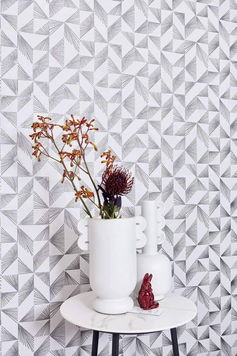 Vliestapete Grafisch Modern in Greige - WA482764