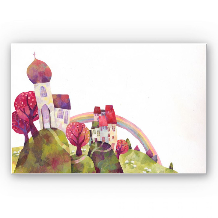 Wandbild Blanz - Die Dorfkirche - WA191332