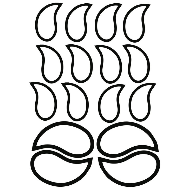 Wandtattoo Blätter-Set 4 - WA206787