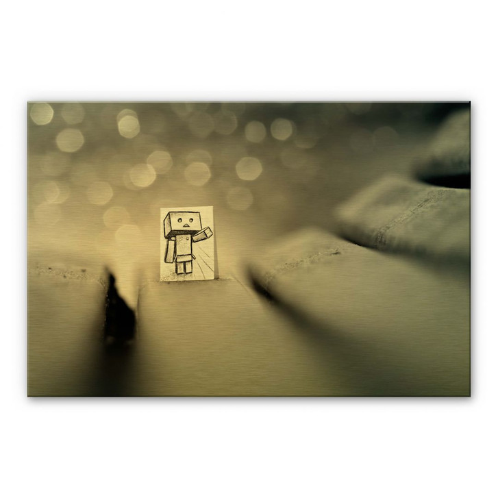 Alu-Dibond mit Goldeffekt Heine - Sei mein Freund - WA231025