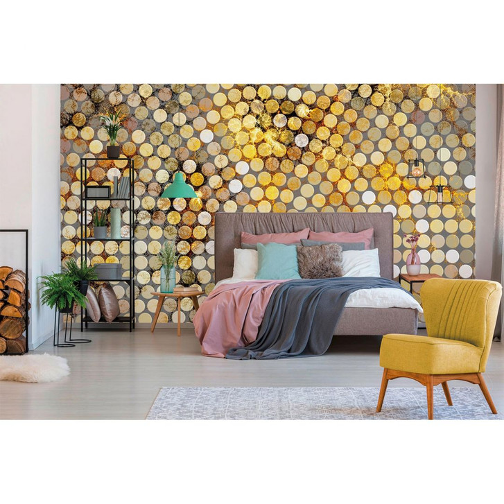 Fototapete Atelier 47 Lavillia Gold in 3D Optik - Architects Paper  - WA294796