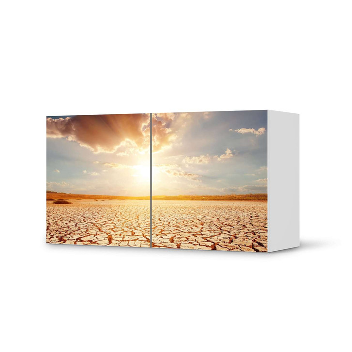 Folie IKEA Besta Regal 2 Türen (quer) - Savanne - CR105392