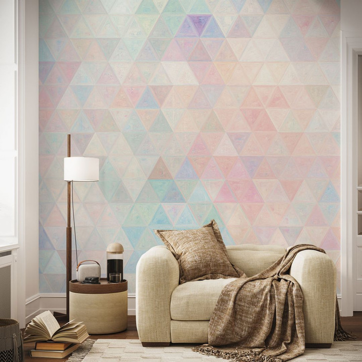 Fototapete Bunte Mosaik-Dreiecke - Jaszke - WA423976