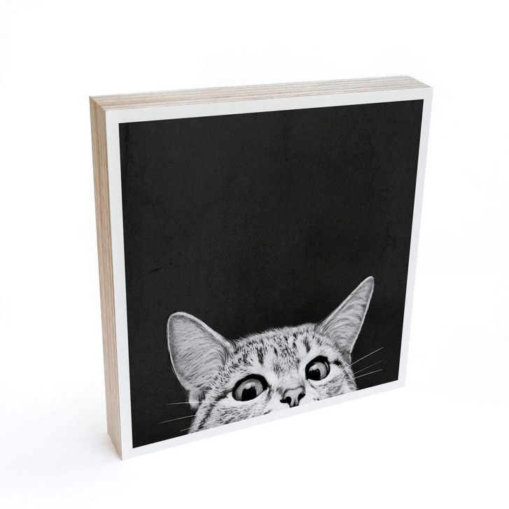 Holzbild zum Hinstellen - Graves - Are you asleep yet - 15x15cm - WA295673