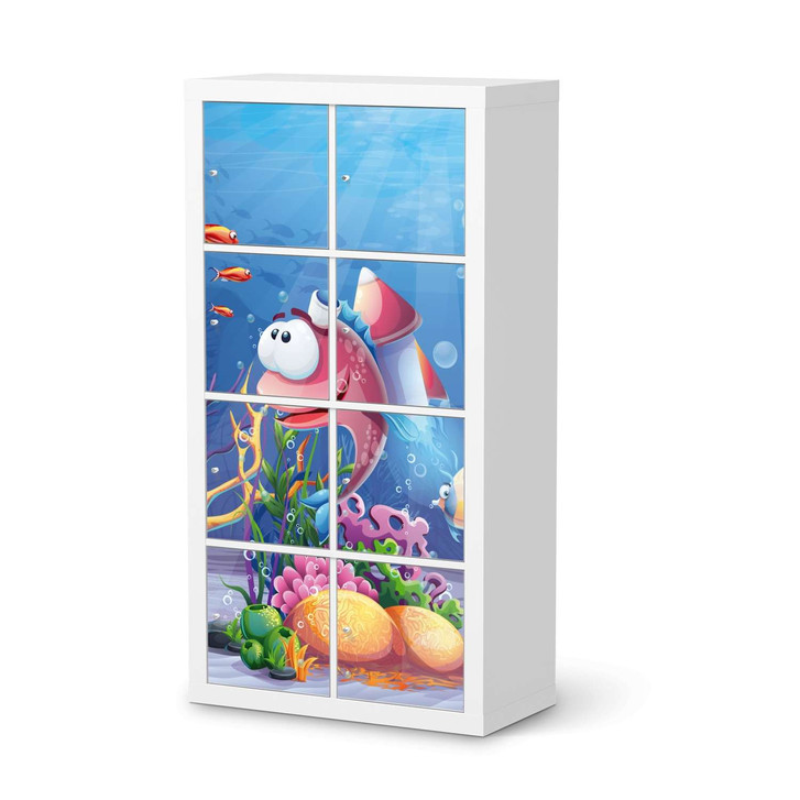 Klebefolie IKEA Expedit Regal 8 Türen - Bubbles - CR111089