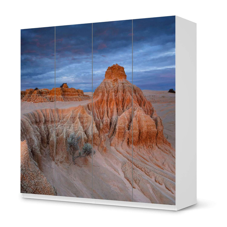 Klebefolie IKEA Pax Schrank 201cm Höhe - 4 Türen - Outback Australia - CR110962