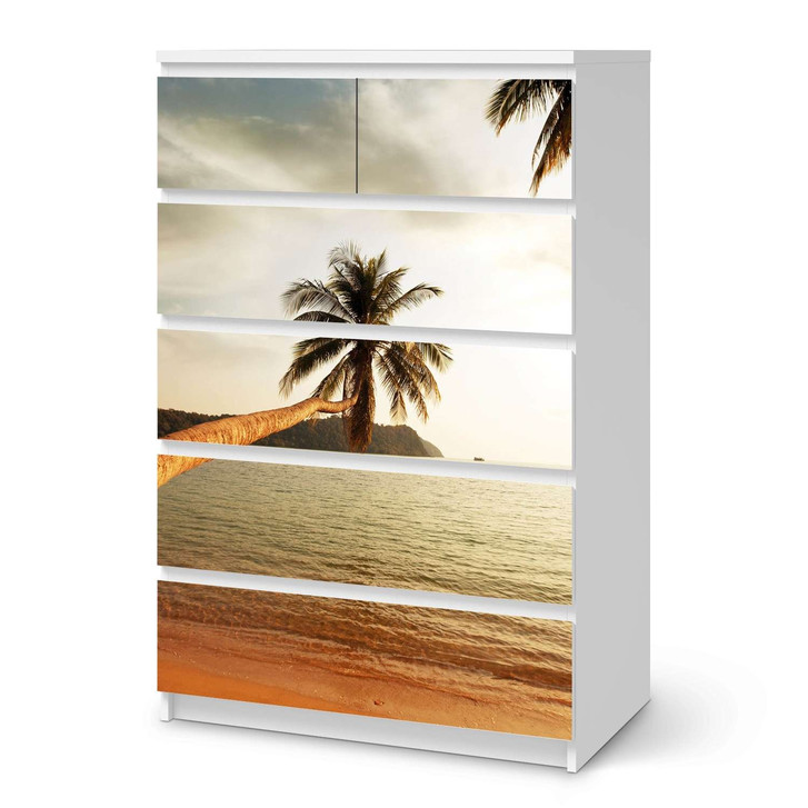 Möbel Klebefolie IKEA Malm Kommode 6 Schubladen (hoch) - Paradise - CR113758