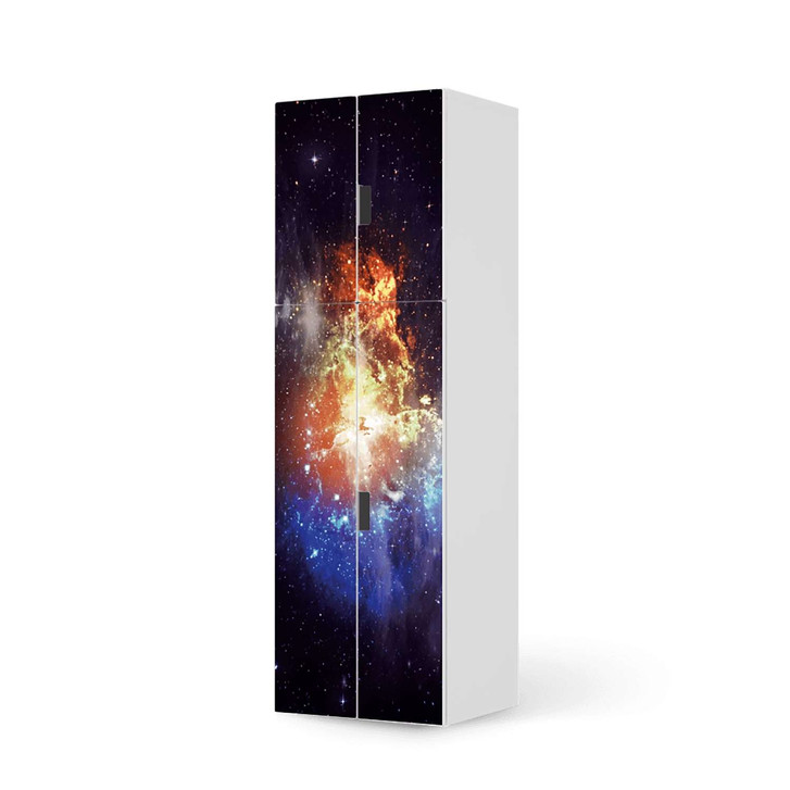 Möbelfolie IKEA Stuva / Malad - 2 grosse Türen und 2 kleine Türen - Nebula - CR118689