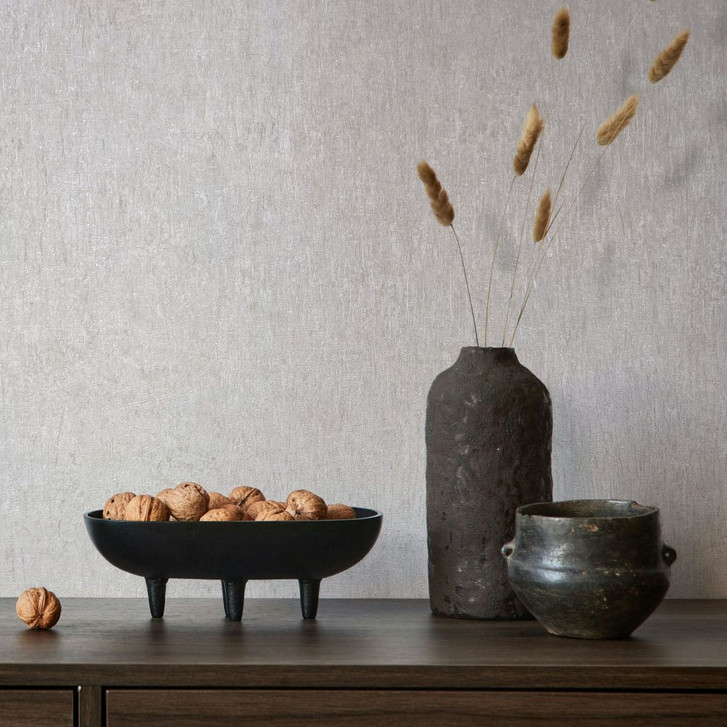 Vliestapete in Weiss, Grau Betonoptik Uni Modern - WA450788