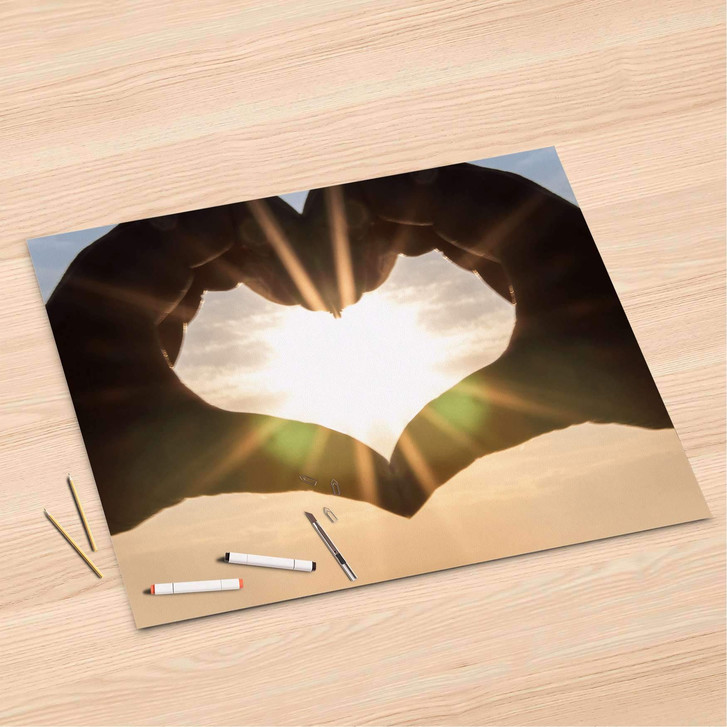 Folienbogen (120x80cm) - Sunny Heart - CR106496