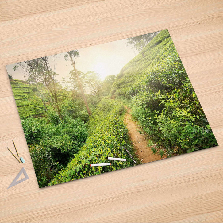Folienbogen (150x100cm) - Green Tea Fields - CR106619