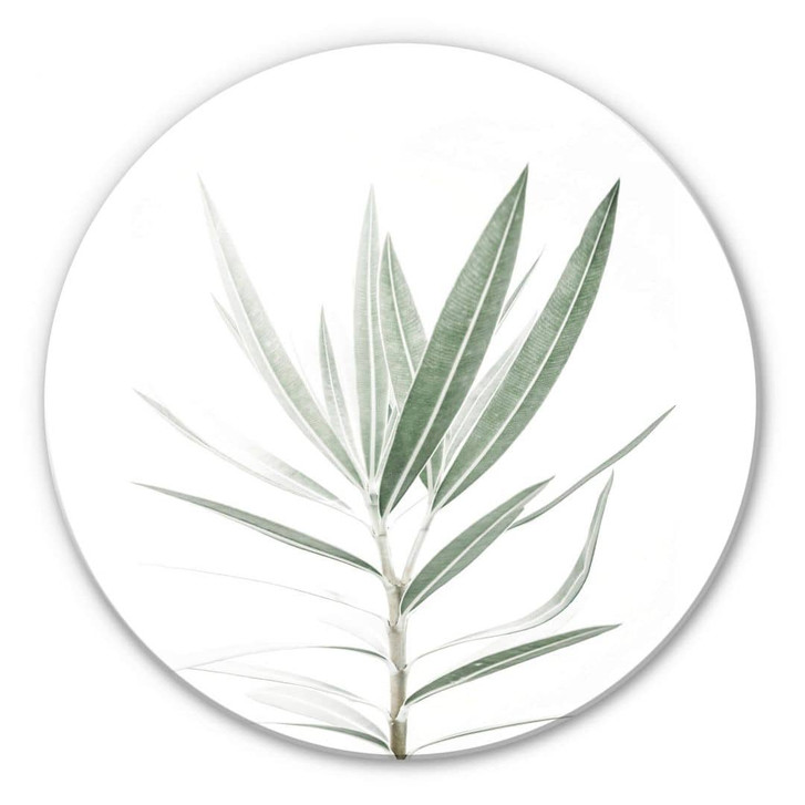 Glasbild Sisi & Seb - Oleander - Rund - WA315407