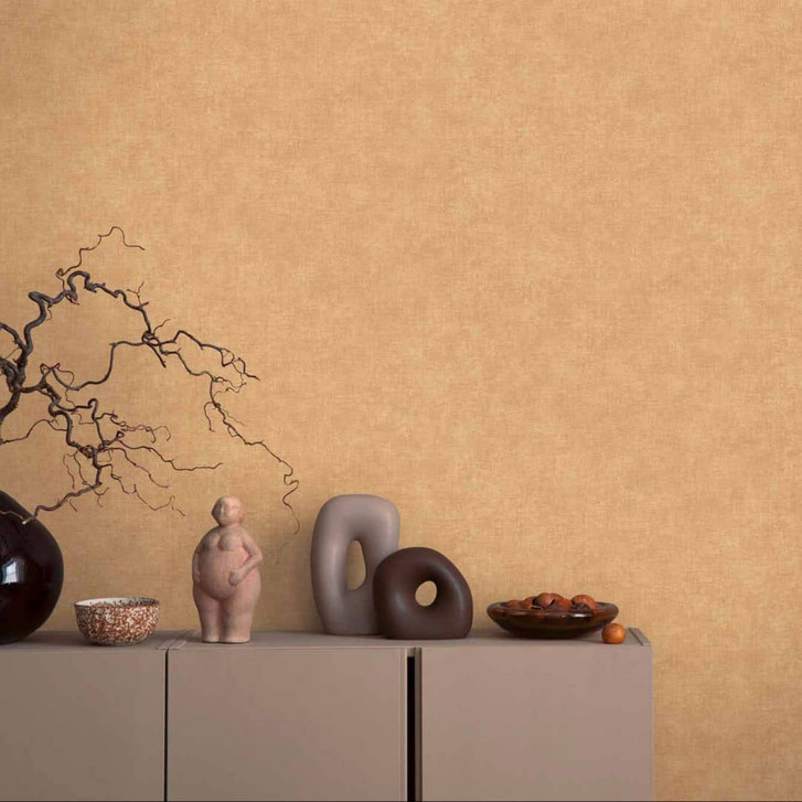 Moderne Strukturtapete Beige - Gemütliche Vliestapete - WA506764